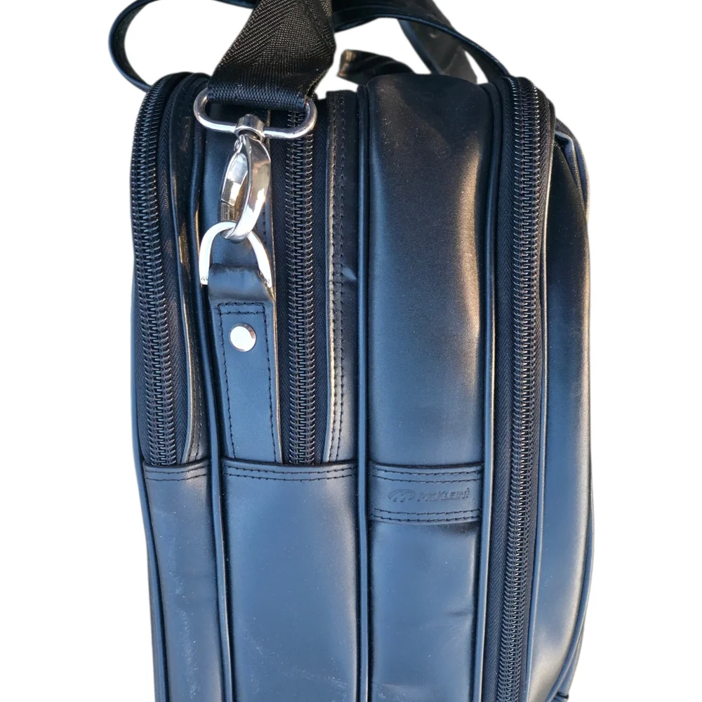 Black Leather Men's Bag